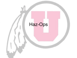 Haz-Ops - BEAST Emergency Training