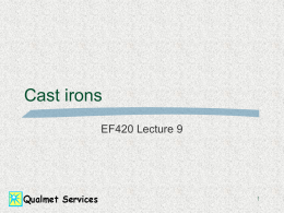 Cast Irons - Materiales Ferrosos y sus Aplicaciones | Blog