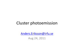 Cluster photoemission