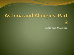 Asthma and Allergies: Part 3