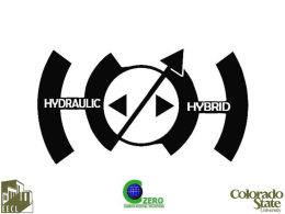 Hydraulic Hybrid - College of Engineering
