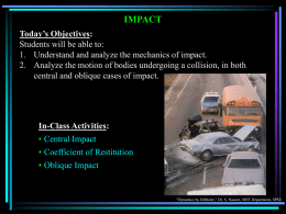 Lecture Notes for Section 15.4 (Impact)