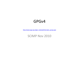 GPGv4 http://www.rcgp.org.uk/get_involved/informatics