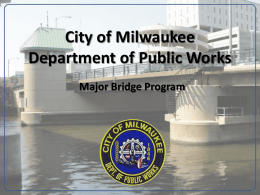 City of Milwaukee Department of Public Works