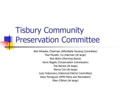 Tisbury Community Preservation Committee