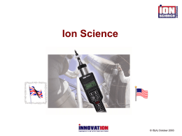 Ion Science - PhoCheck Training