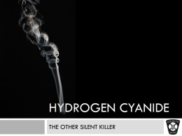 Hydrogen Cyanide Presentation - Wellington County Training