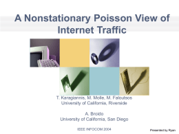 A Nonstationary Poisson View of Internet Traffic