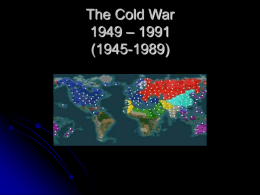 The Cold War 1949
