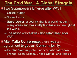 The Cold War: A Global Struggle