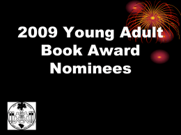 2009 Young Adult Book Award Nominees