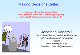 Jonathan Underhill presentation