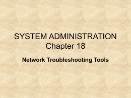 Net+ Chapter 1 - DMC Cisco Networking Academy