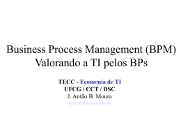 Business Process Management (BPM) - DSC