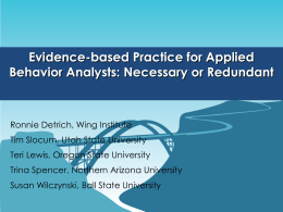 Evidence-based Practice
