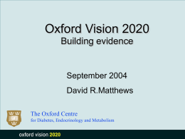 Title of lecture - Oxford Health Alliance
