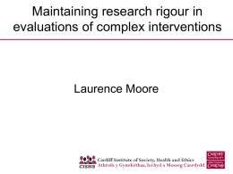 Public Health Improvement: Evidence base conundrum
