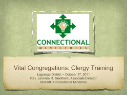Vital Congregations: Clergy Training