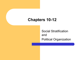 Politics and Social Stratification