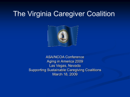 The Virginia Caregiver Coalition