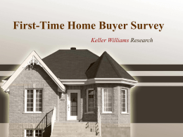 First-Time Homebuyer Survey