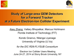 Study of a large-area GEM detector with Zigzag