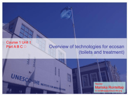 Course1_Unit3_OverviewTechnologies_AtoC - Unesco-IHE