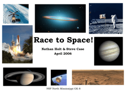 Race to Space! - University of Mississippi