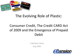 Credit Card Accountability Responsibility and Disclosure