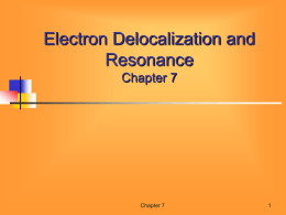 Electron Delocalization, Resonance and Aromaticity
