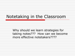 Notetaking in the Classroom - Home | Phonak
