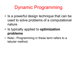 Dynamic Programming - PEG Judge