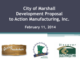 City of Marshall Proposal to Ralco Nutrition