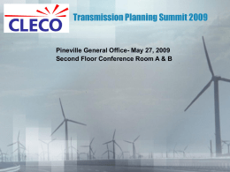 Transmission Planning Summit 2009
