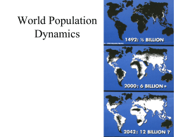 World Population Dynamics - Southeast Missouri State