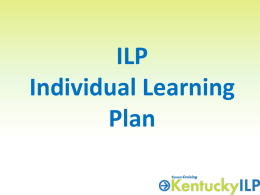 KENTUCKY INDIVIDUAL LEARNING PLANS