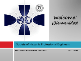 SOCIETY OF HISPANIC PROFESSIONAL ENGINEERS