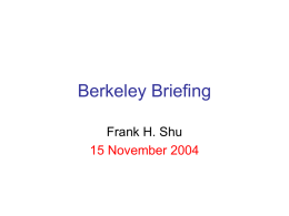 Berkeley Briefing - National Tsing Hua University