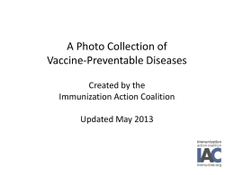 Vaccine-Preventable Diseases (Photo Collection)