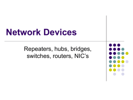Network Devices - Eastern Oregon University