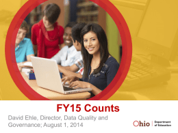 FY15 Counts - Ohio ACTE