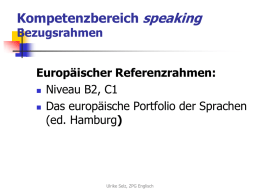 Kompetenzbereich speaking - LFB