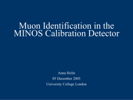 Muon Detection in the MINOS Calibration Detector