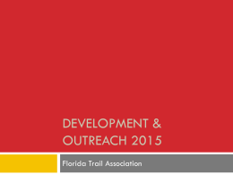 Development & Outreach Annual Plan 2013-14