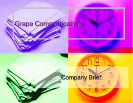 Grape Communication