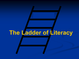 The Literacy Ladder - Helen McLeod, Hamilton Literacy Council