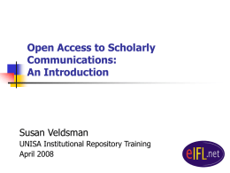 OSI’s Open Access Program