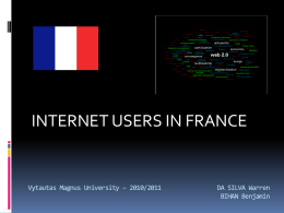 Internet users in France