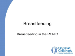 Breastfeeding Lecture