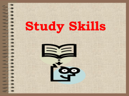 Study Skills - Garland ISD
